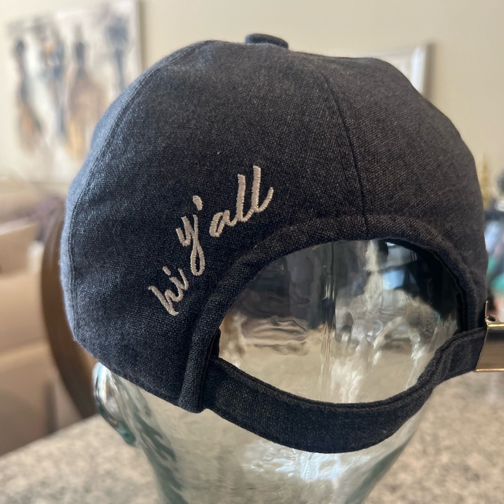 Draper James “Hi y’all” Blue Denim Women's Baseball Cap